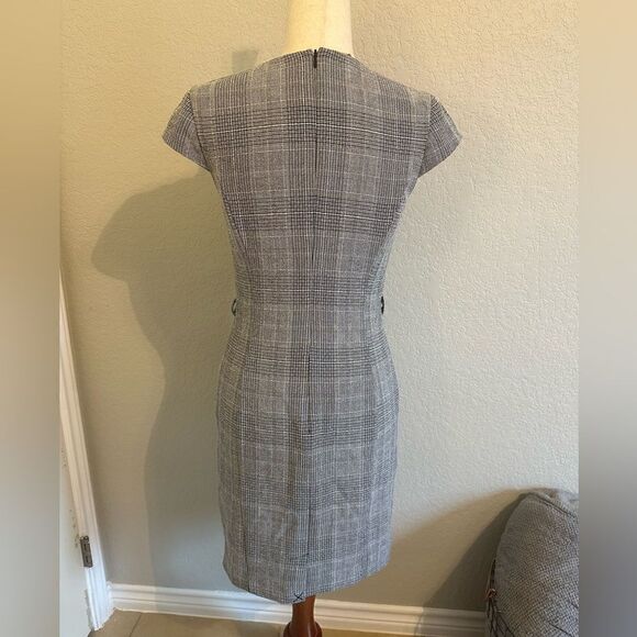 H&M Women’s Plaid Bodycon Dress - Size Small - Picture 4 of 14